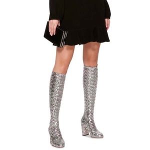 Dolce & Gabbana Sequin sock boots